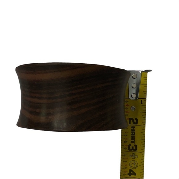 New Handcrafted Coconut Wood Bangle BoHo Bracelets. Made in Indonesia. One size - Picture 4 of 6